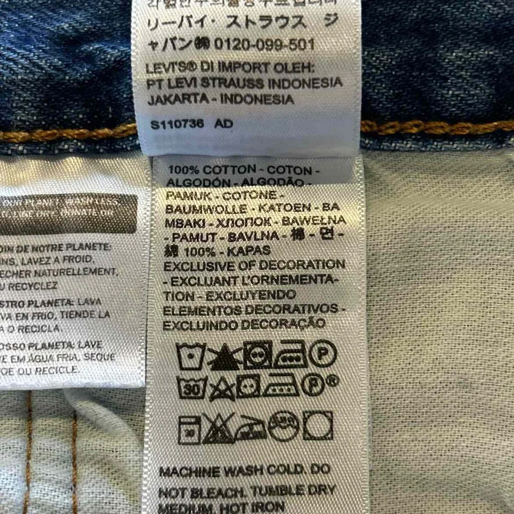Levis blue denim